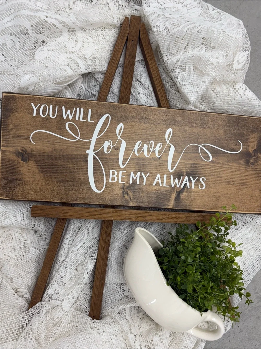 Rustic Wooden Sign 